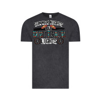 Vintage Black summer night & dirt track lights Vintage Tee - CowhideDigitalArt