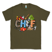 Army Green chef Classic Tee - AdoDesignShop