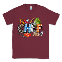Burgundy chef Classic Tee - AdoDesignShop