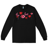 Black love and  love balloons Long Sleeve Tee - AdoDesignShop