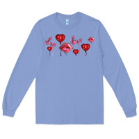 Colony Blue love and  love balloons Long Sleeve Tee - AdoDesignShop