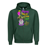 Happy Mardi Gras Y'all Zipper Hoodie | Teevron