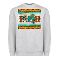 Faith Cross And Sunflower Tumbler Heavyweight Sweatshirt | Teevron