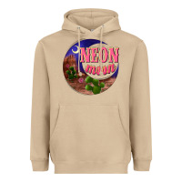 Mushroom neon moon Heavyweight Hoodie - NancyCooperArtShop