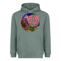 Sage neon moon Heavyweight Hoodie - NancyCooperArtShop