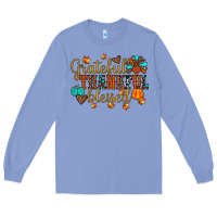 Colony Blue grateful thankful blessed Long Sleeve Tee - JahusDesignShop