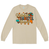 Mushroom grateful thankful blessed Long Sleeve Tee - JahusDesignShop