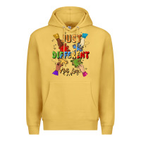 Antique Gold just different not less Premium Hoodie - Artiststas