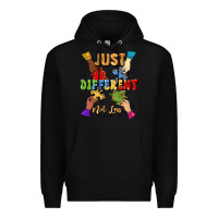 Black just different not less Premium Hoodie - Artiststas