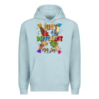 Blue Mist just different not less Premium Hoodie - Artiststas