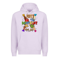 Lilac just different not less Premium Hoodie - Artiststas