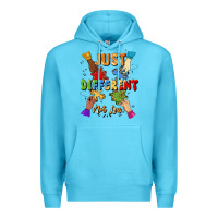 Ocean Blue just different not less Premium Hoodie - Artiststas