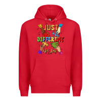 Red just different not less Premium Hoodie - Artiststas