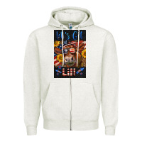 Oatmeal Heather Western Let's Get Lit Cow Zipper Hoodie - LillyAllenDesigns