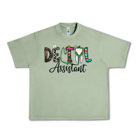 Oil Green dentalassistant Urban Heavy Tee - CowhideDigitalArt