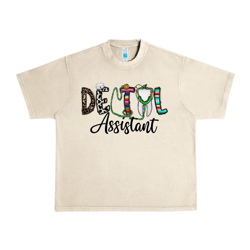 Dentalassistant Urban Heavy Tee by CowhideDigitalArt | Teevron