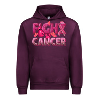 Mauve Wine fight cancer Urban Hoodie - NancyCooperArtShop