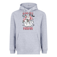 Heather Grey boo jee mama Heavyweight Hoodie - MaliasSmallBusiness