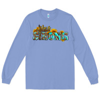 Colony Blue she is strong with cross Long Sleeve Tee - AdoDesignShop