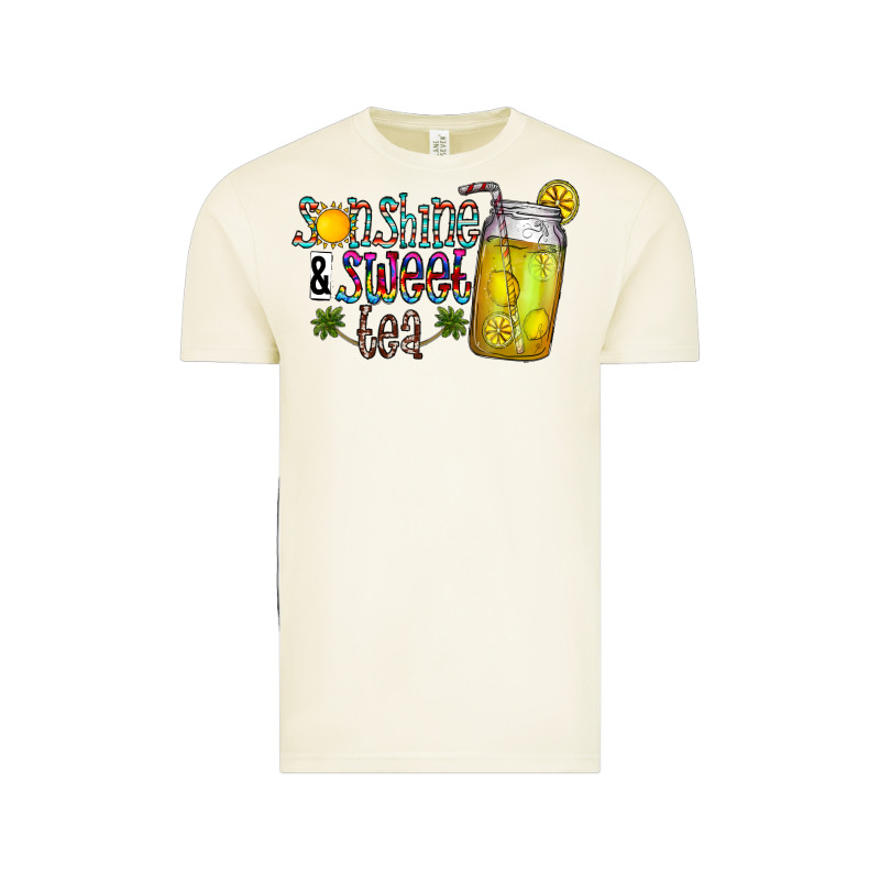 Sunshine & Sweet Tea Vintage Tee by CowhideDigitalArt | Teevron