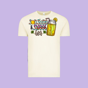 Sunshine & Sweet Tea Vintage Tee Designed By Cowhidedigitalart