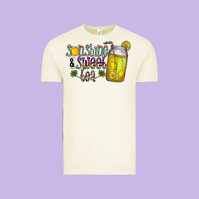 Sunshine & Sweet Tea Vintage Tee Designed By Cowhidedigitalart