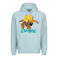 Blue Mist cowgirl western Premium Hoodie - AdoDesignShop