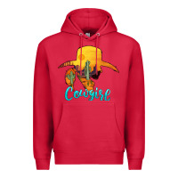 Cardinal cowgirl western Premium Hoodie - AdoDesignShop