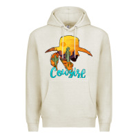Oatmeal Heather cowgirl western Premium Hoodie - AdoDesignShop