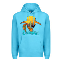 Ocean Blue cowgirl western Premium Hoodie - AdoDesignShop