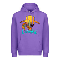 Purple cowgirl western Premium Hoodie - AdoDesignShop