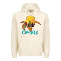 Tofu cowgirl western Premium Hoodie - AdoDesignShop