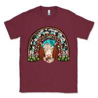 Burgundy hereford rainbow Classic Tee - JahusDesignShop