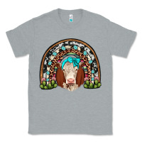 Heather Grey hereford rainbow Classic Tee - JahusDesignShop