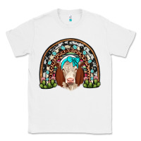 White hereford rainbow Classic Tee - JahusDesignShop