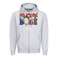 Heather Grey Western Star Spangled Baby Cow Zipper Hoodie - LillyAllenDesigns