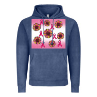 Vintage Denim breast cancer awareness sunflower Vintage Hoodie - RanaPortraitStore