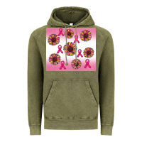 Vintage Olive breast cancer awareness sunflower Vintage Hoodie - RanaPortraitStore