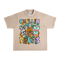 French Oak Chillin with my peeps Easter Urban Heavy Tee - OliviaCreatesArt