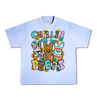 Grape Ice Chillin with my peeps Easter Urban Heavy Tee - OliviaCreatesArt