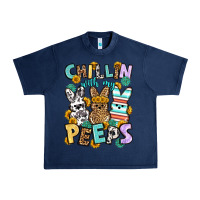Navy Chillin with my peeps Easter Urban Heavy Tee - OliviaCreatesArt