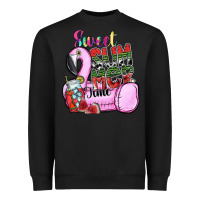Black sweet summer time Heavyweight Sweatshirt - SublimationCraftShop