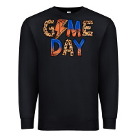 Black game day basketball Premium Sweatshirt - MaliasSmallBusiness