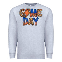 Heather Grey game day basketball Premium Sweatshirt - MaliasSmallBusiness
