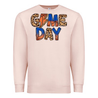 Pale Pink game day basketball Premium Sweatshirt - MaliasSmallBusiness