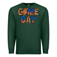 Sports Green game day basketball Premium Sweatshirt - MaliasSmallBusiness