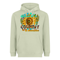 Matcha raised on country  sunshine Heavyweight Hoodie - NancyCooperArtShop