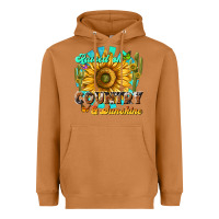 Meerkat raised on country  sunshine Heavyweight Hoodie - NancyCooperArtShop