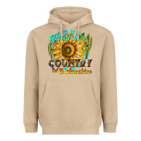 Mushroom raised on country  sunshine Heavyweight Hoodie - NancyCooperArtShop