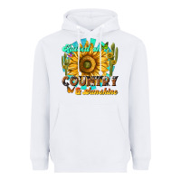 White raised on country  sunshine Heavyweight Hoodie - NancyCooperArtShop
